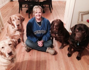 Amy Woods with Dogs